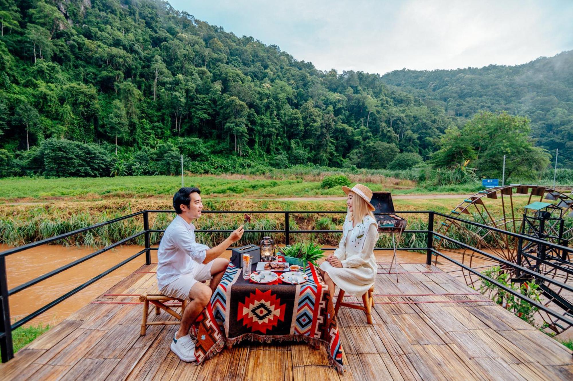 เนเจอร์วัลเล่ย์แคมป์ ปางมะผ้า Hotel Ngoại thất bức ảnh