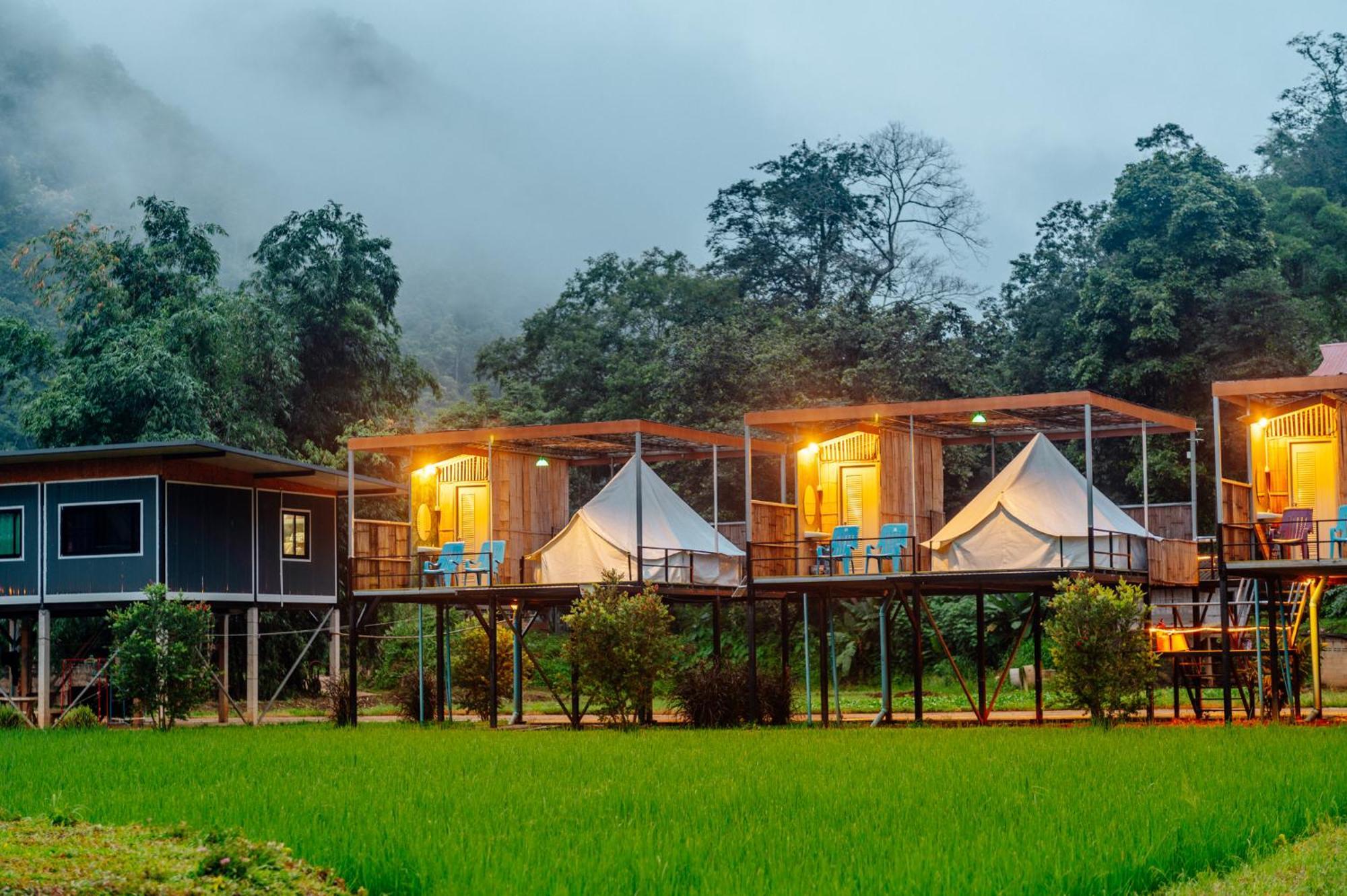เนเจอร์วัลเล่ย์แคมป์ ปางมะผ้า Hotel Ngoại thất bức ảnh