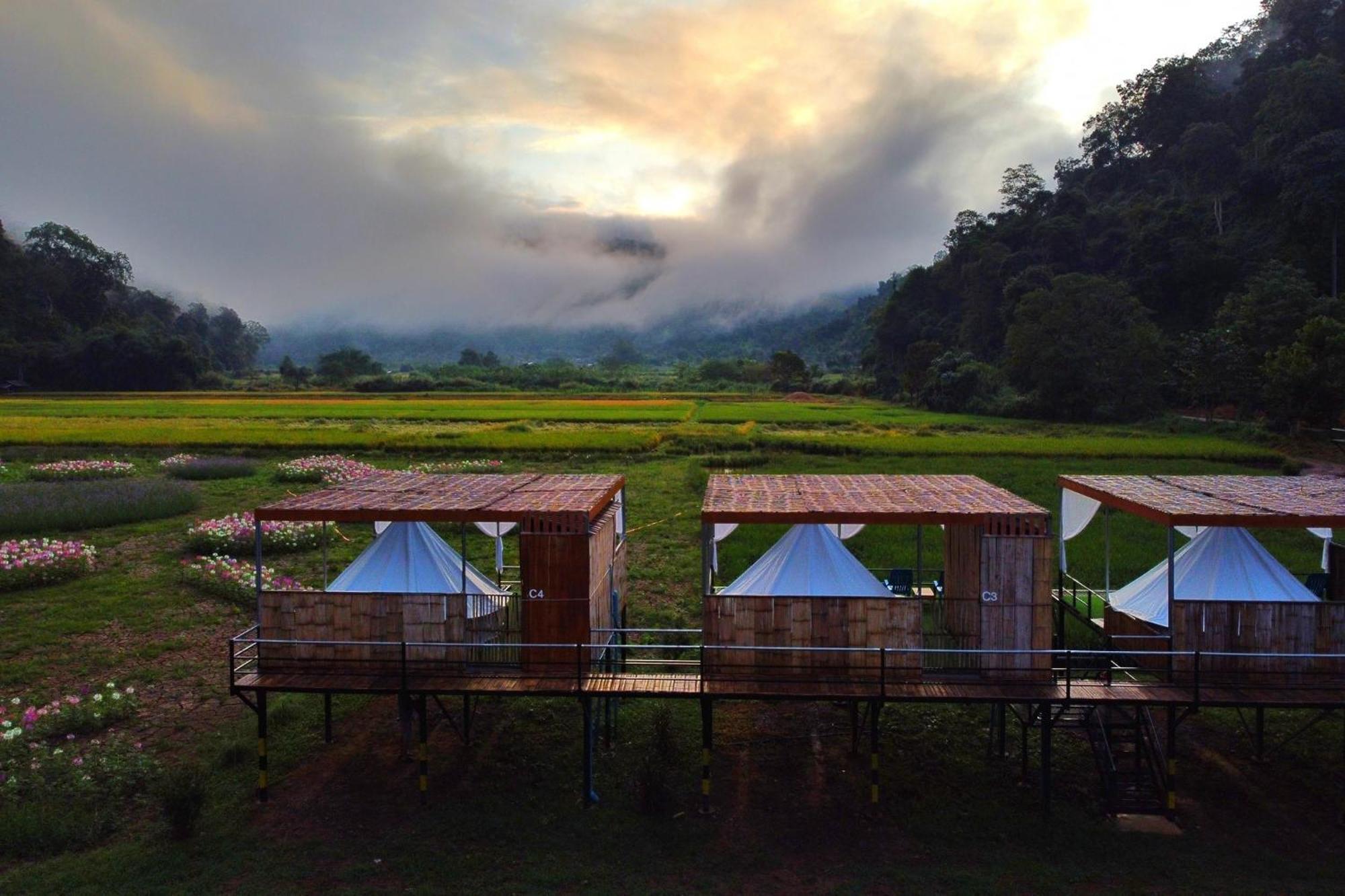 เนเจอร์วัลเล่ย์แคมป์ ปางมะผ้า Hotel Ngoại thất bức ảnh